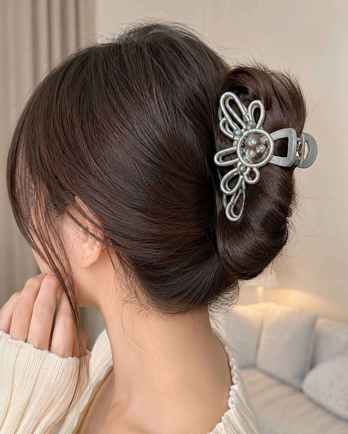 Premium Korean Style Hair Claw Clips Set for Women & Girls – Multicolor
