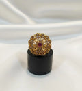 Maroon Adjustable Ring for Women Wedding & Party Wear