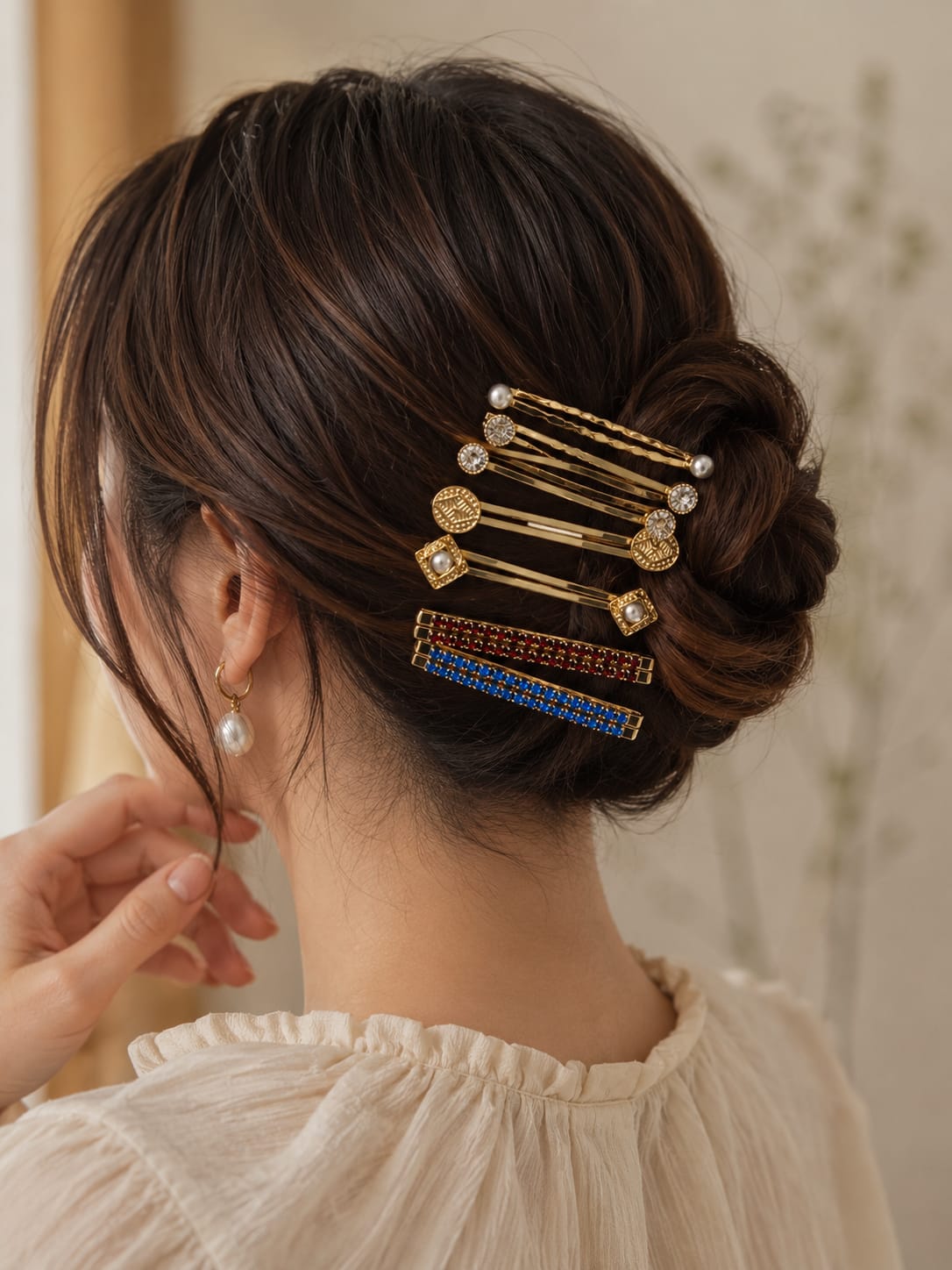 6-Piece Fashion Hair Pin Set for Women