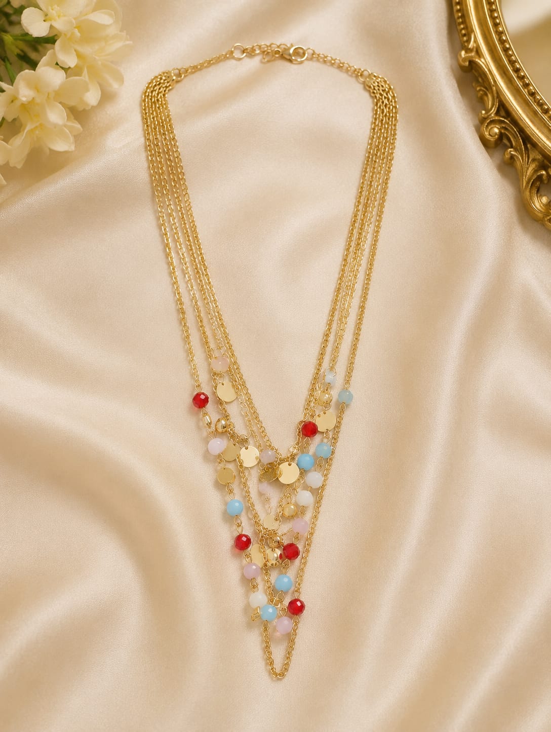 Boho Multi-Layer Charm Necklace