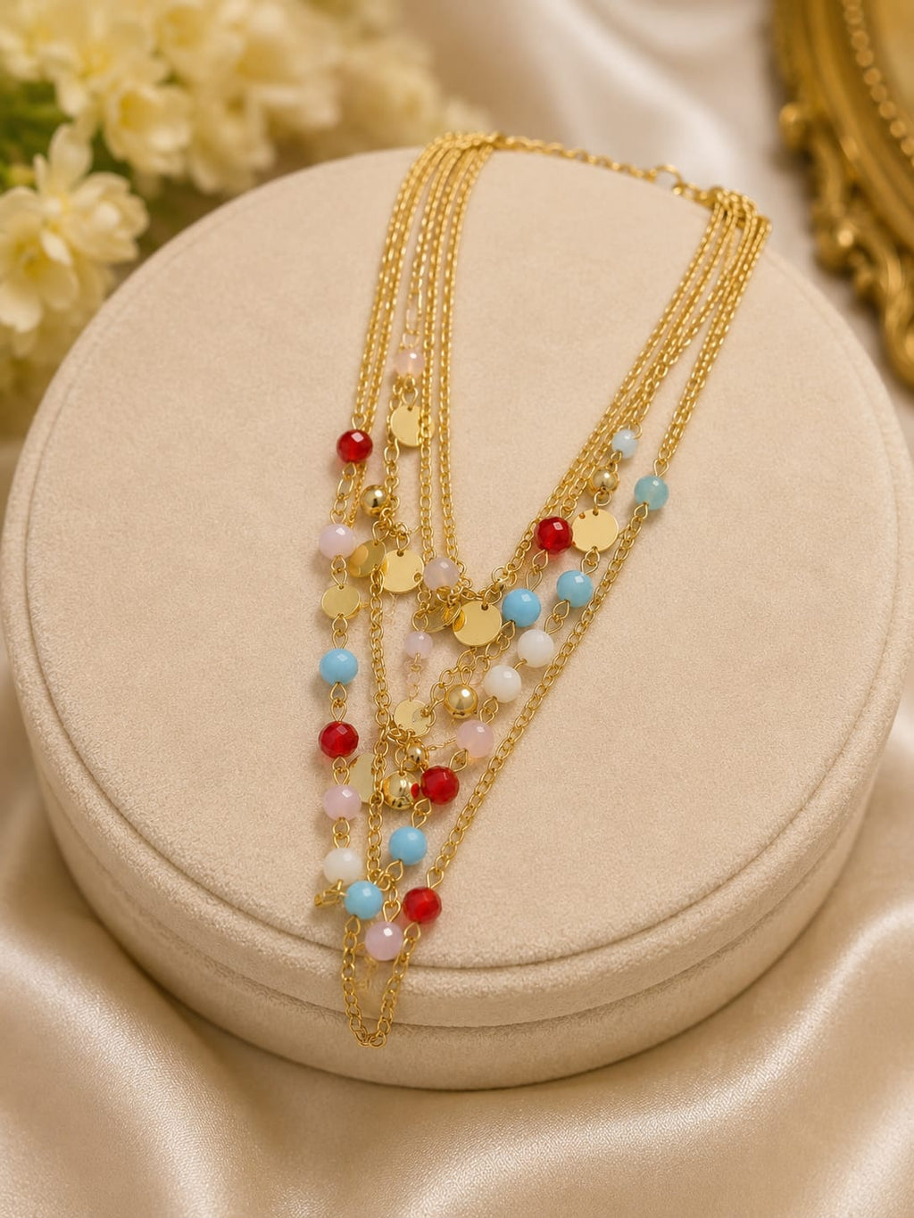 Boho Multi-Layer Charm Necklace
