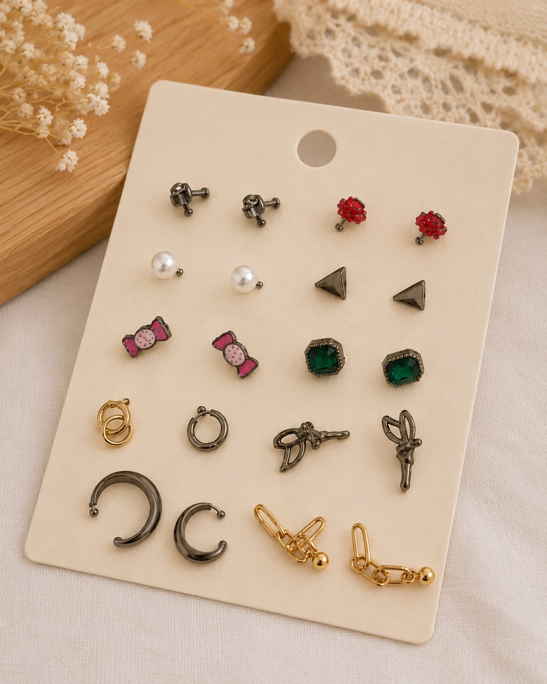 Women's Fashion Earrings Combo Pack