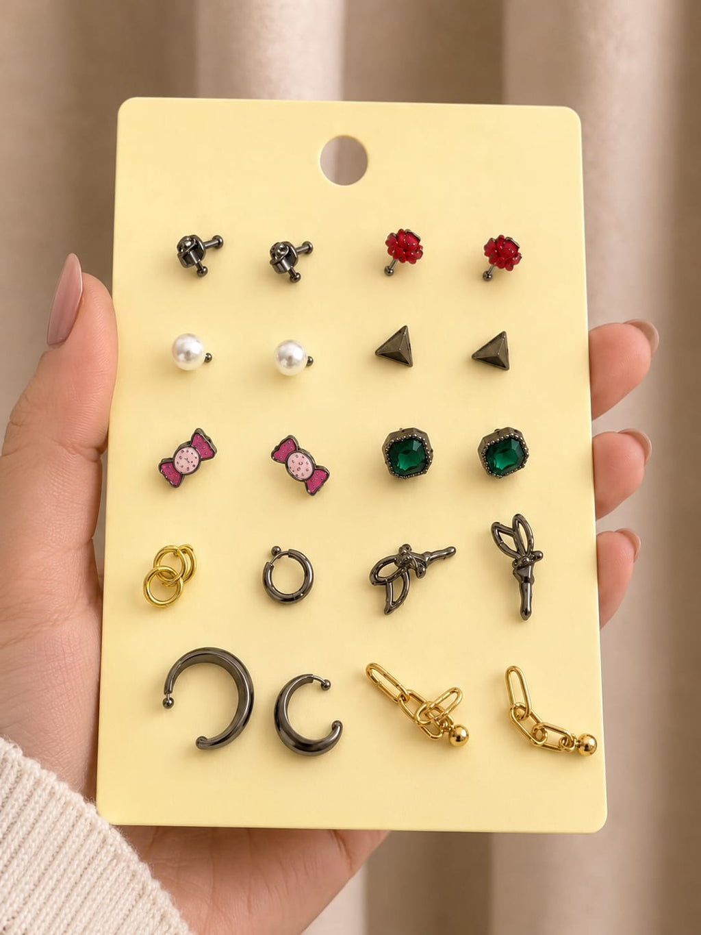 Women's Fashion Earrings Combo Pack