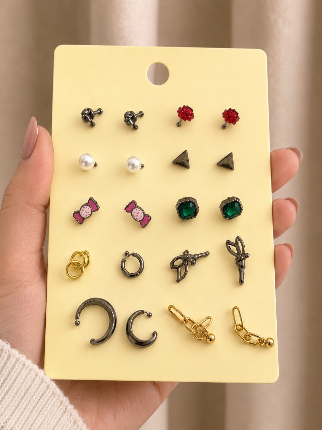 Women's Fashion Earrings Combo Pack